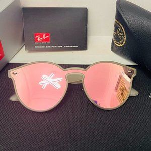 RayBan Pink Gradient Blaze RB4380n Sunglasses